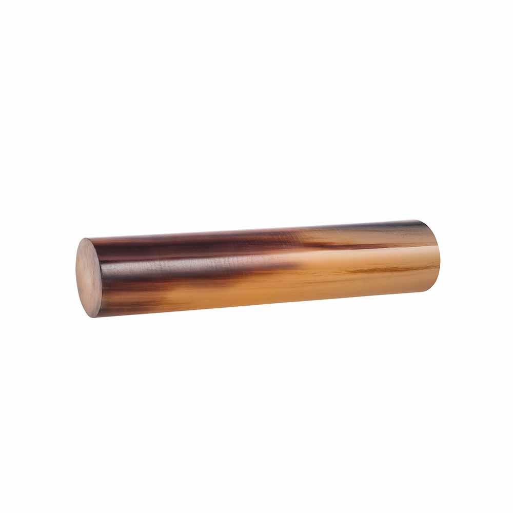 Rouleau de corne de buffle, Ø 13 x 70 mm, naturel