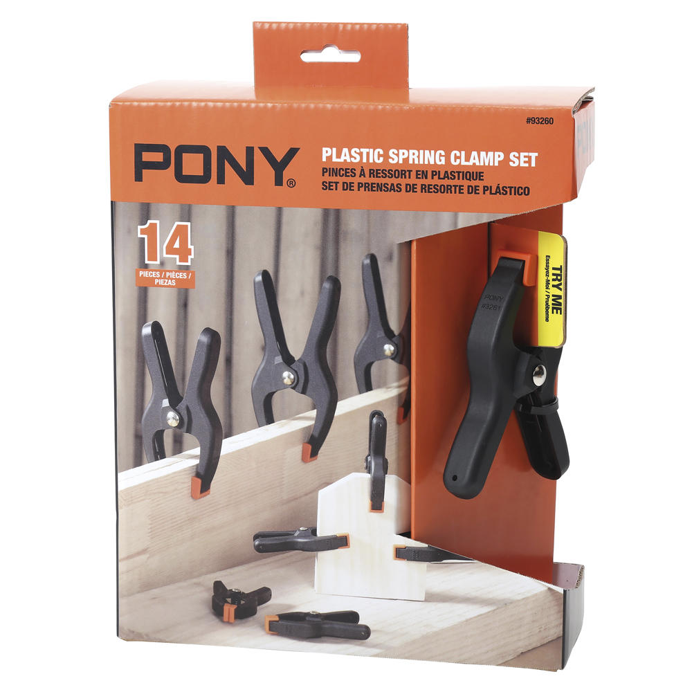 Set morsetti Pony® Gorilla Clamp, 14 pezzi