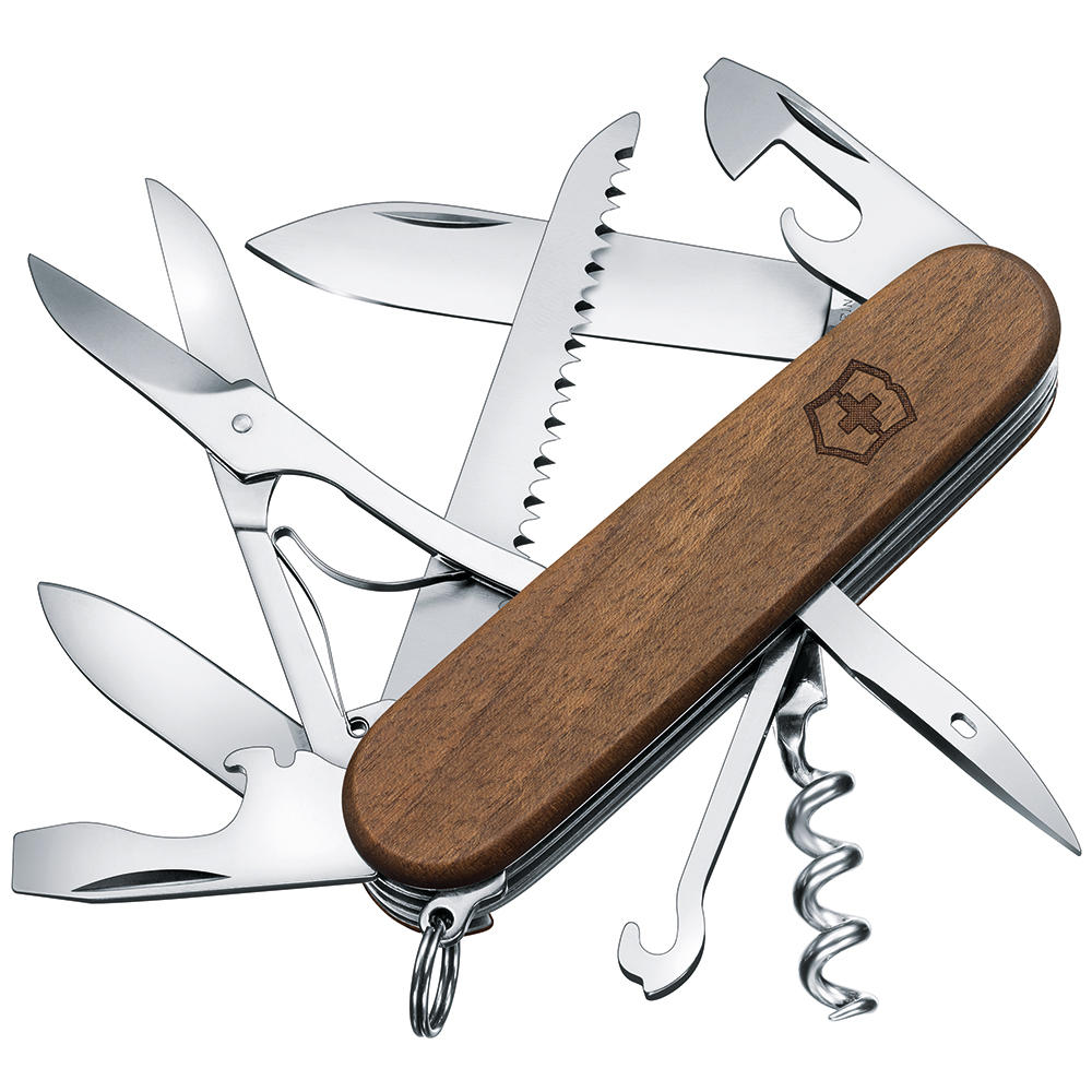 Victorinox® Folding Knife, Huntsman Wood