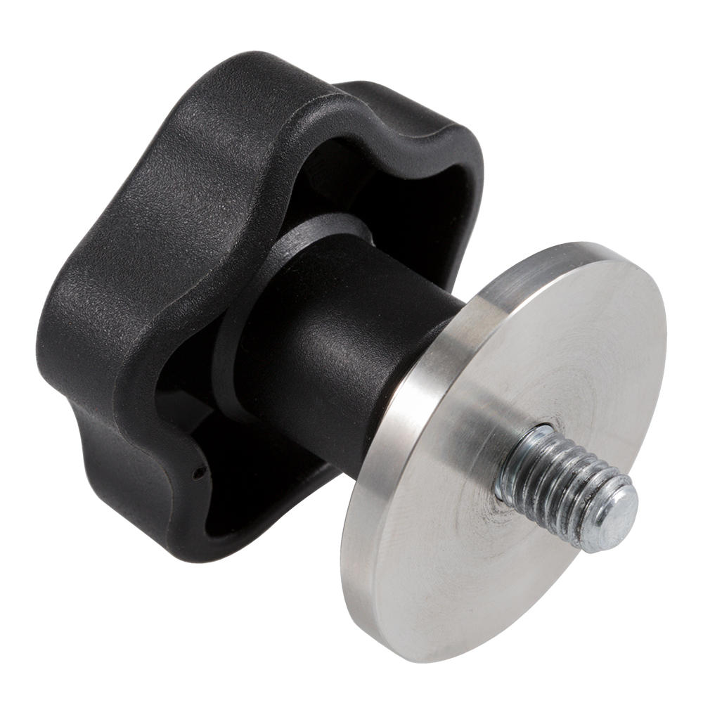 DICTUM® Star Knob Screw with Pressure Plate, M8 x 30