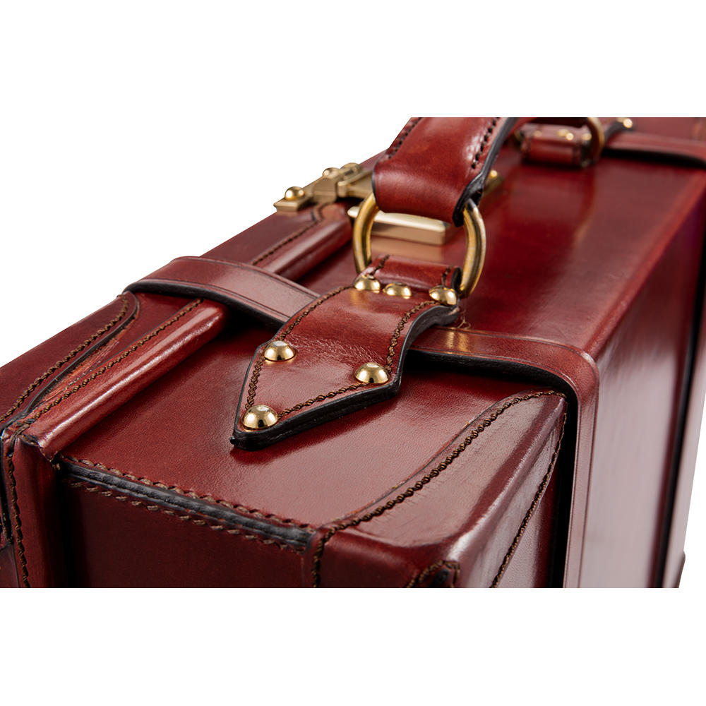 Laksen Patronenkoffer, cognac