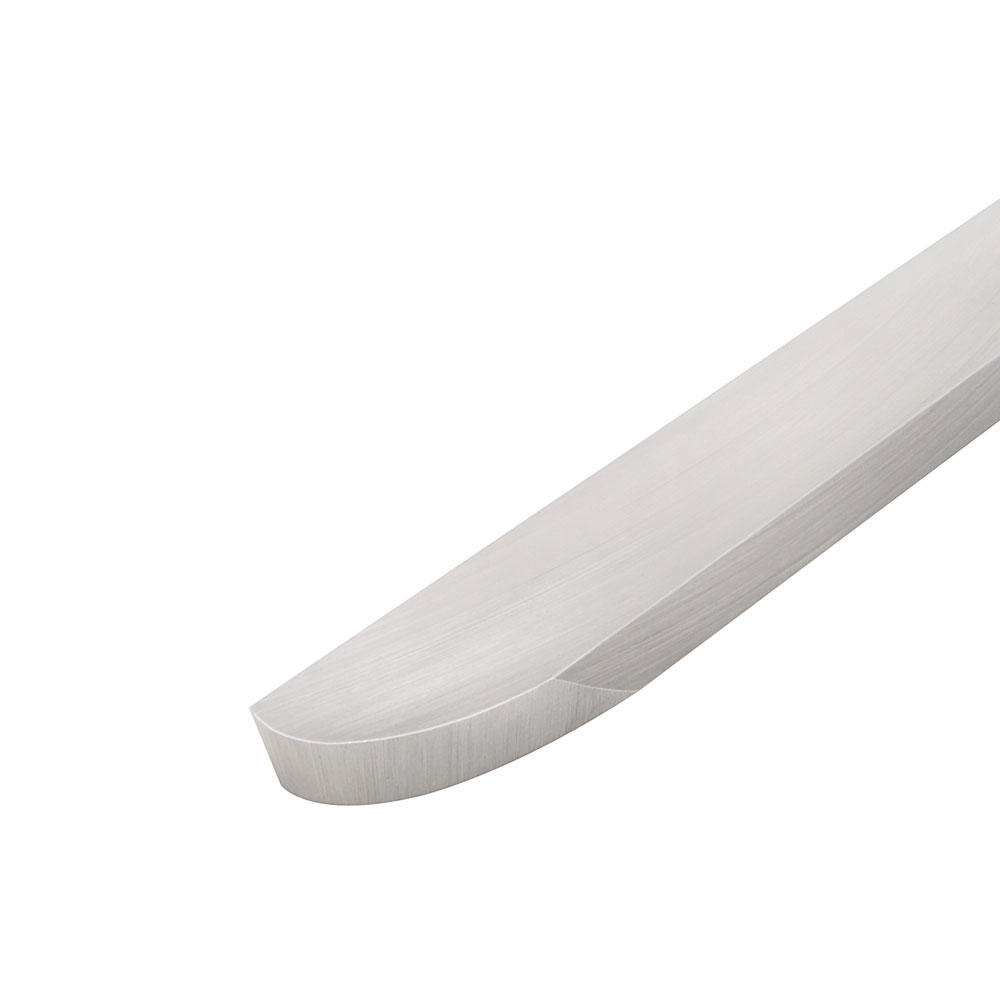 Utensile di finitura per ciotole Crown®, rotondo, impugn. in faggio mordenzato