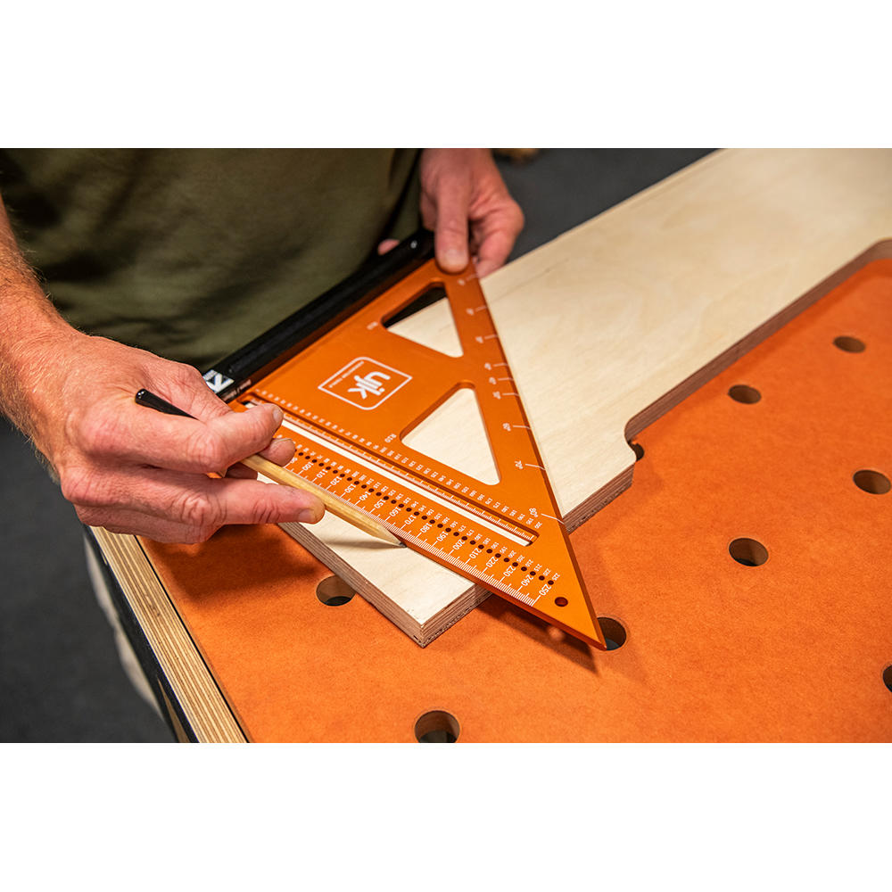 Squadra triangolare professionale per marcatura UJK, 250 mm
