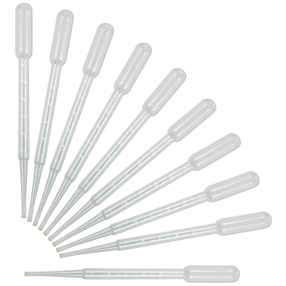 Pipette en plastique, 10 pièces