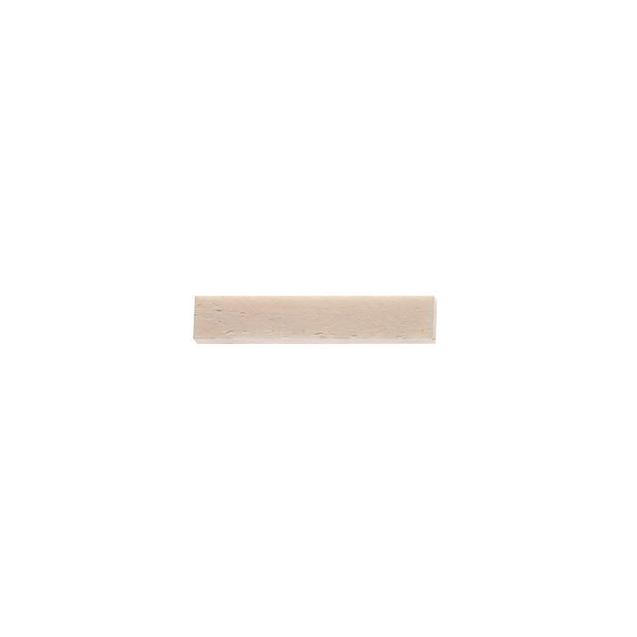 Capotasto inferiore per chitarra, osso, 80 x 2 x 7 mm, 5 pezzi