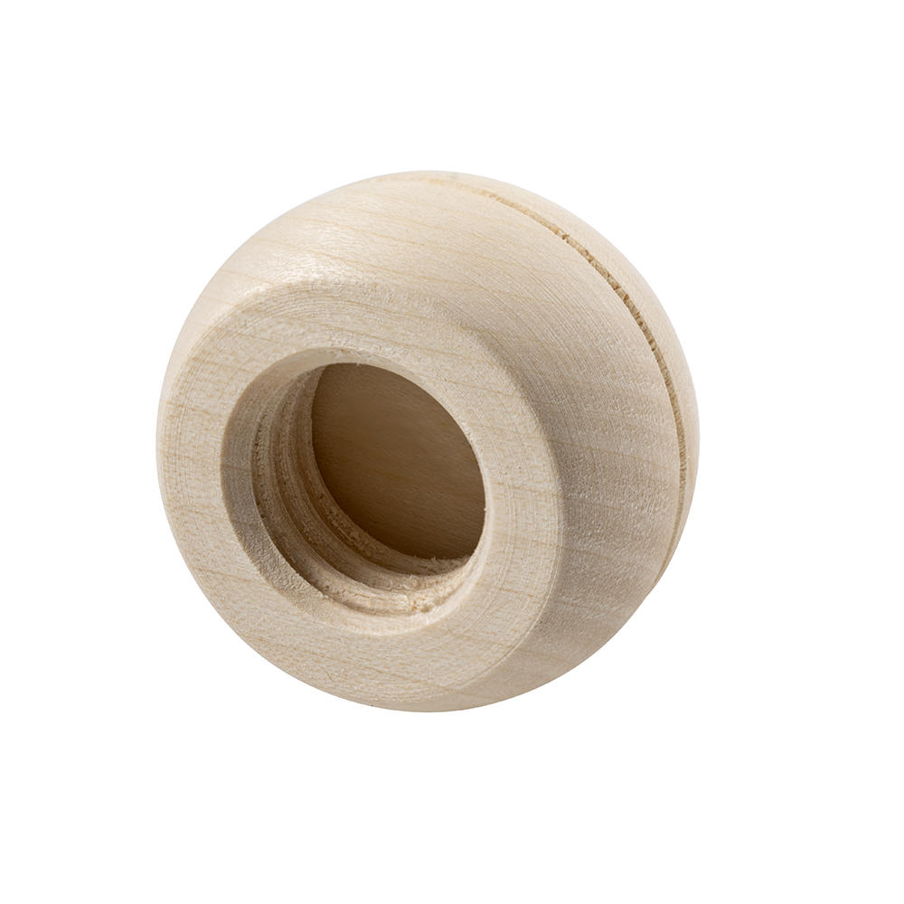 Kugelmutter, Ahorn, Gewinde Ø 25 mm