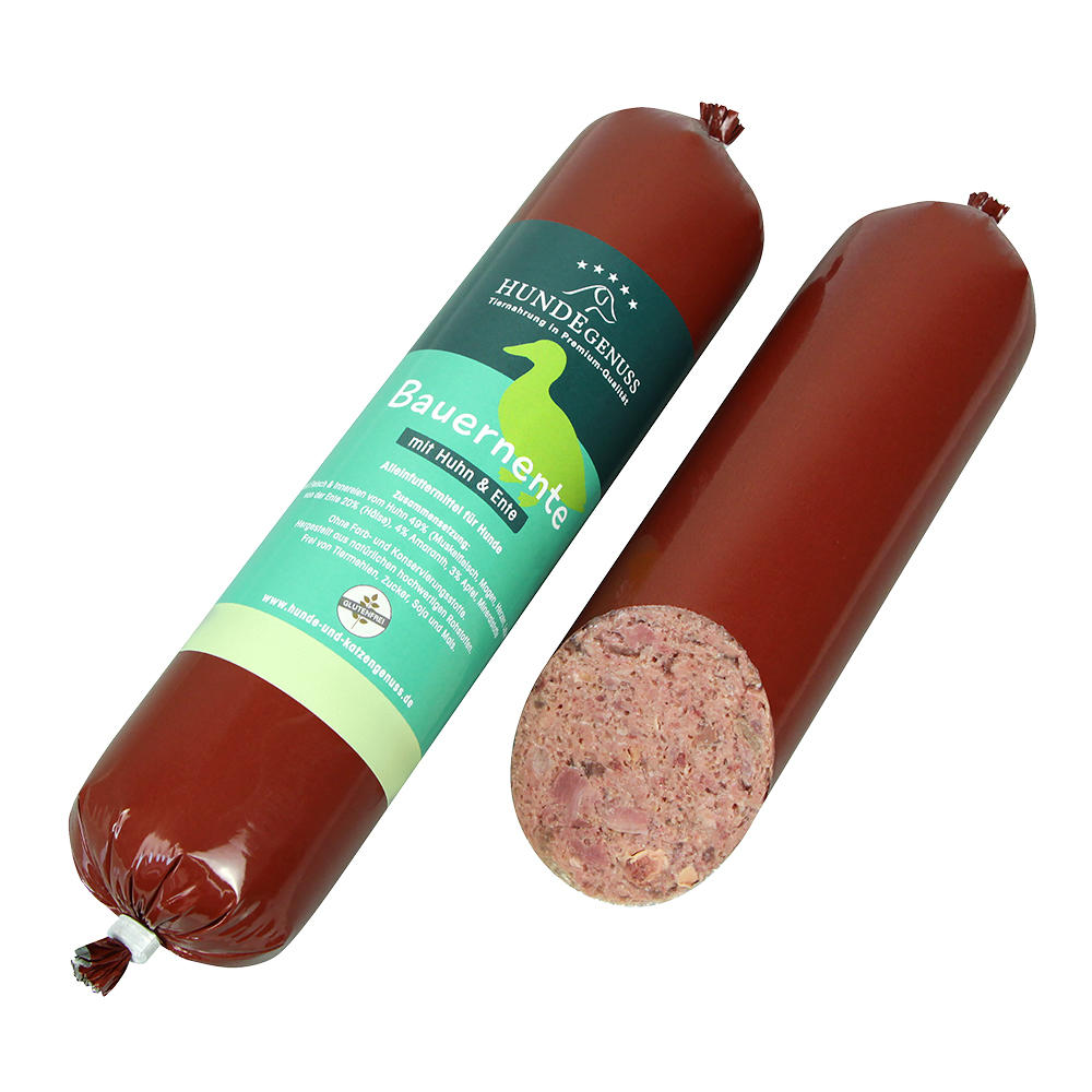 Anatra di allevamento »Hundegenuss«, 6 x 400 g