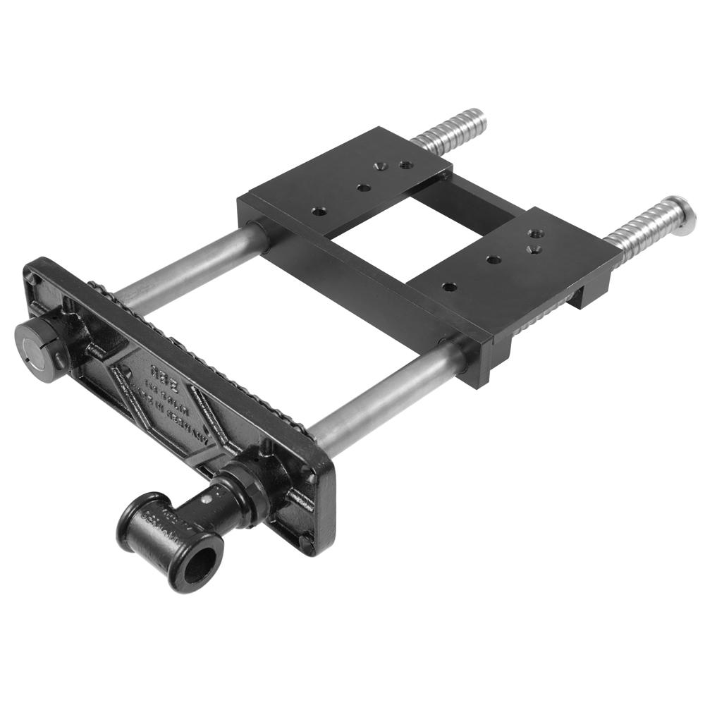 Compact Double-Spindle Front Vice, Heavy Cast Version