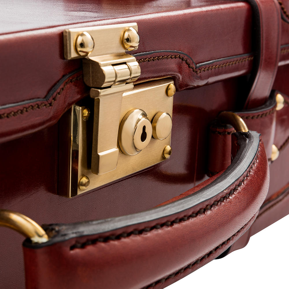 Laksen Patronenkoffer, cognac