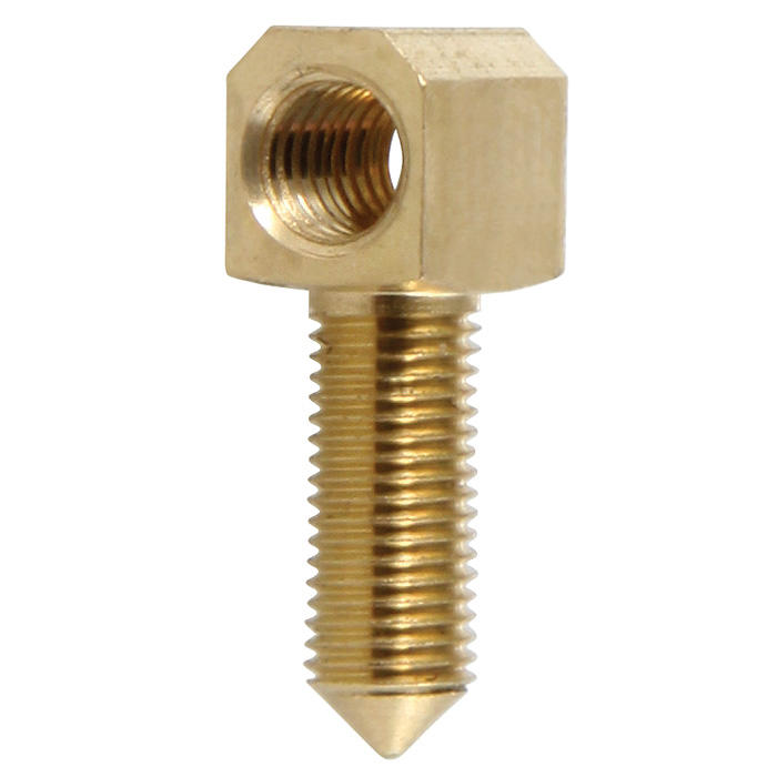 Messing-Muttern, normaler Schaft, metrisches Gewinde, Cello, 6 x 4 mm
