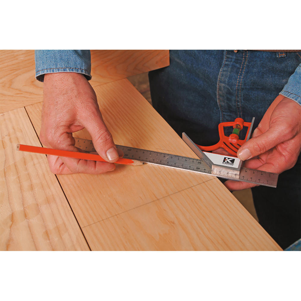 Kapro® »Magnetic Lock« Combination Square, Two-Part Design