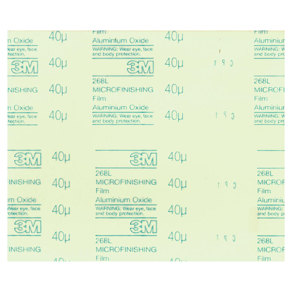 Feuille micro abrasive 3M™ Stikit™, 40 microns, 230 x 280 mm, 1 pièce