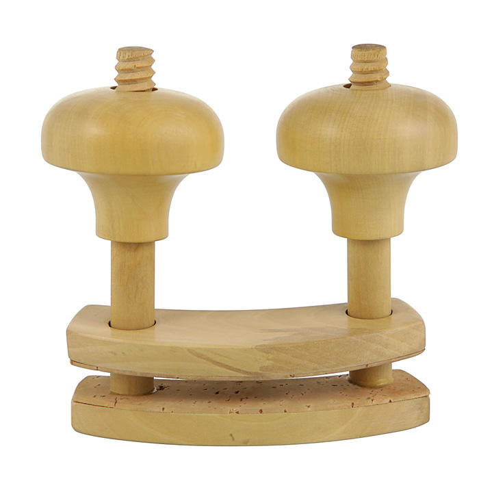 Morsetto doppio per chiudere la cassa, filettatura del legno 1/2ʺ, violino