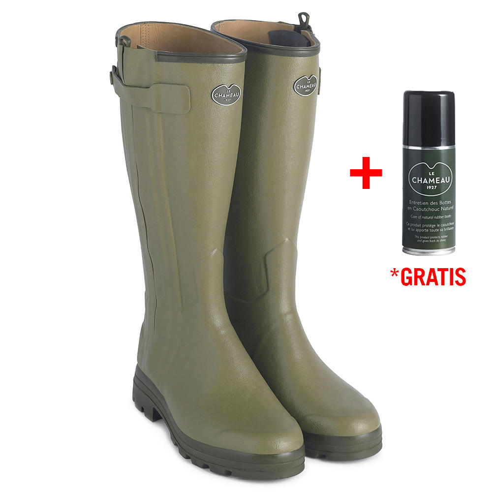 Le Chameau »Chasseur« Ladies Rubber Boots, Leather Lining