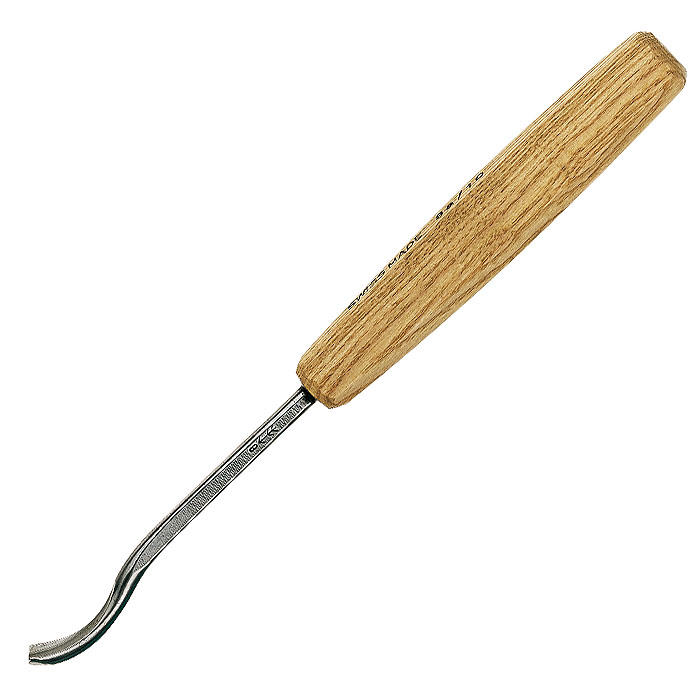 Ciseau de sculpture Pfeil®, gouge creuse, forme coudée courte, 3A / 12 mm