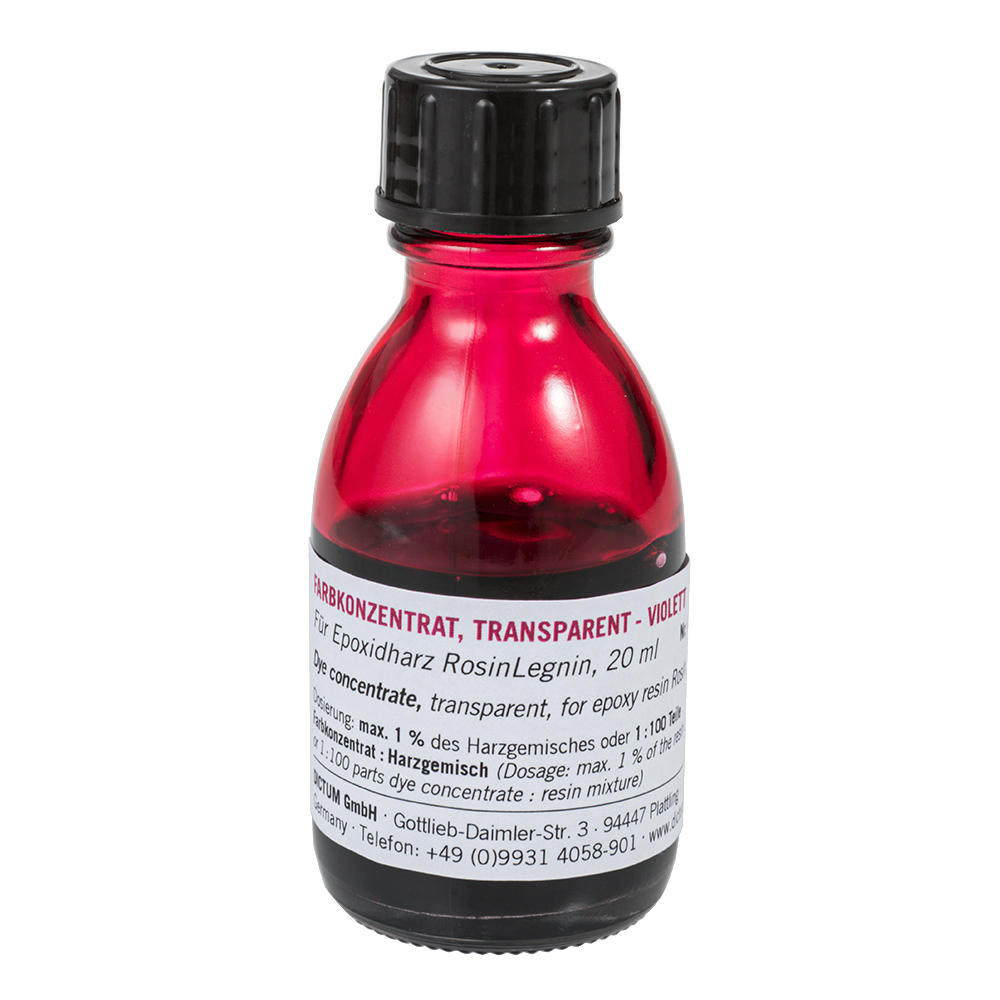 RosinLegnin® Dye Concentrates for Epoxy Resin, Transparent, Violet
