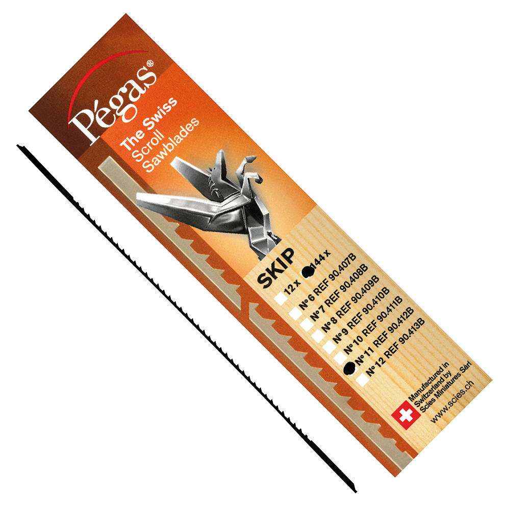 Lames de scie à chantourner Pégas® Skip, largeur de lame 1,46 mm, 144 pièces