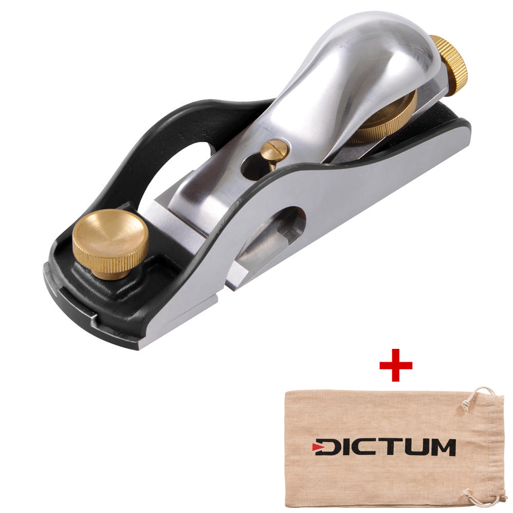 DICTUM® Rabbet Block Plane, Adjustable Mouth, O2 Waterjet