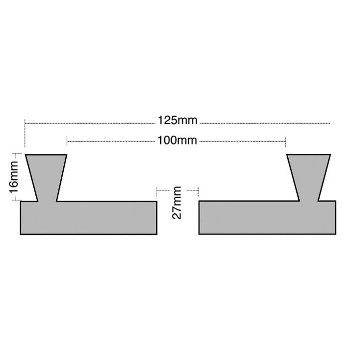 Axminster® Schwalbenschwanz-Aufsätze, Typ M (Mega Jaws)