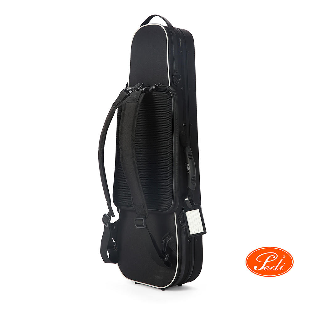 Étui-caisse Pedi®, modèle P100, violon 4/4, réfléchissant, noire