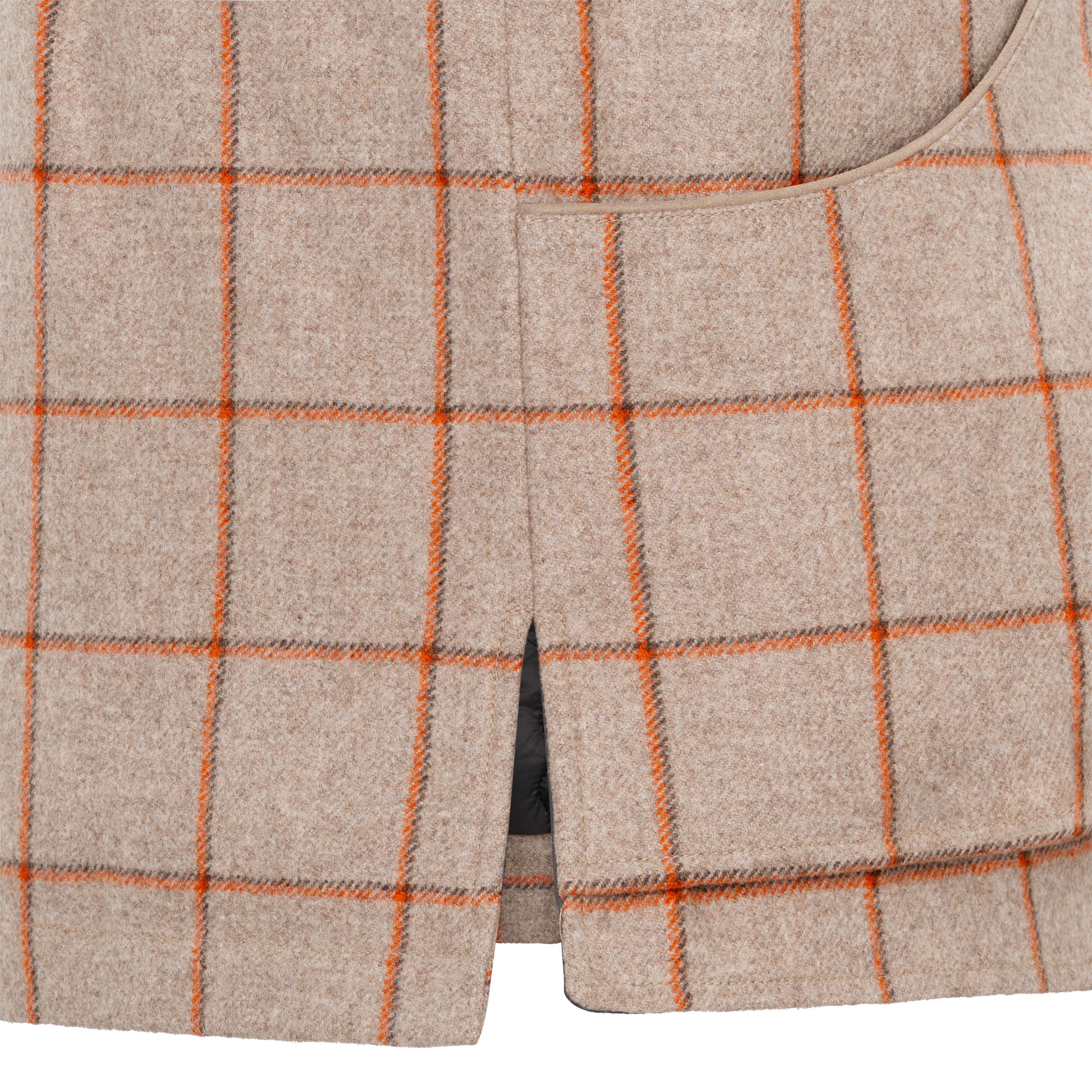 Gilet de tir pour homme The GunDog Affair » Mersey «, beige/orange