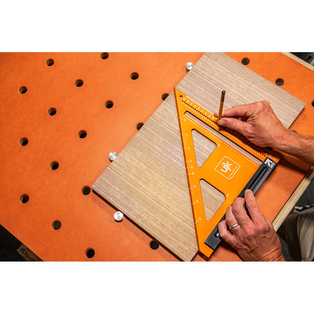 Squadra triangolare professionale per marcatura UJK, 250 mm