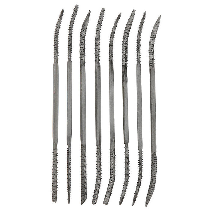Hattori® Rifflers, 8-Piece Set, Large