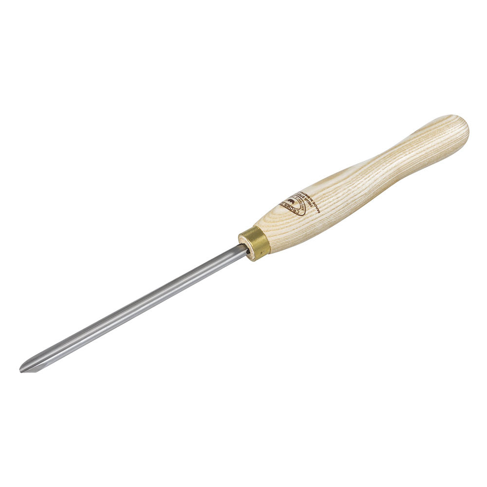 Crown® »European-style« Spindle Gouge, Oiled Handle, Blade Width 18 mm