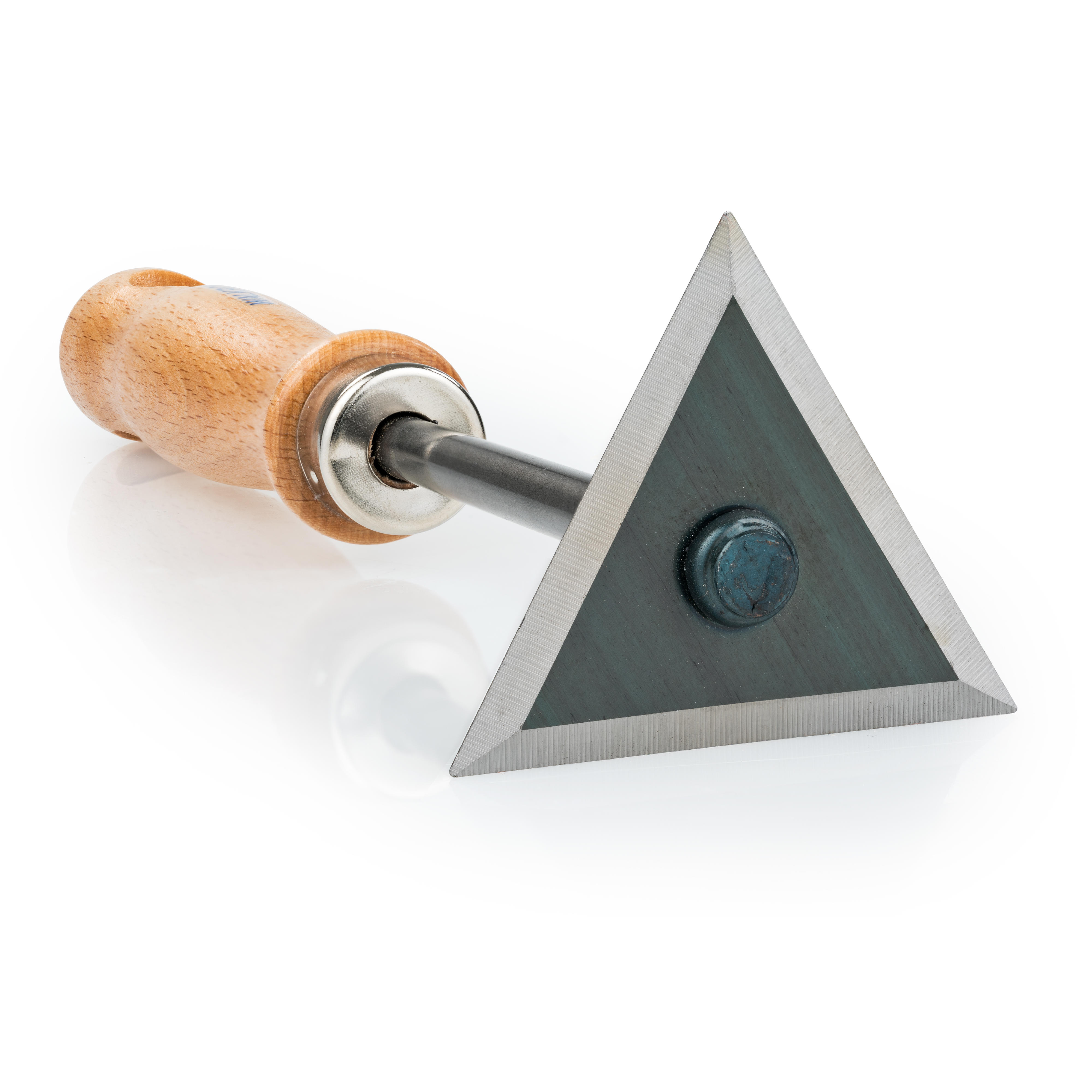 Raschietto per colla e vernice, lama triangolare, 60 mm