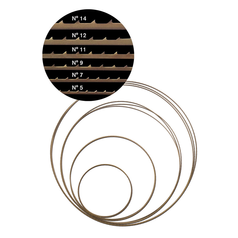 Lame de scie à ruban pour coupe fine Pégas® N° 5, 2375 x 1,02 mm, PD 1,88 mm