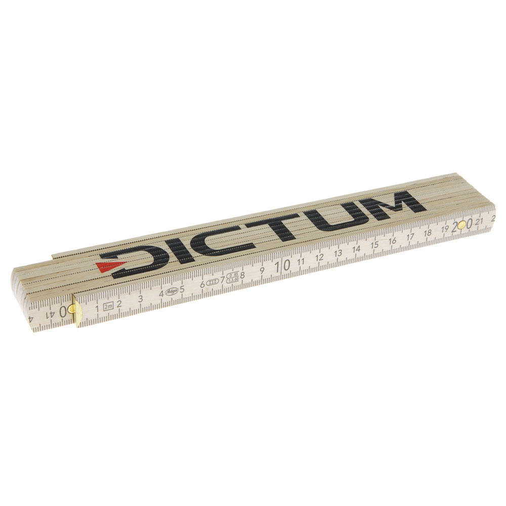 DICTUM® Meterstab aus Weißbuche