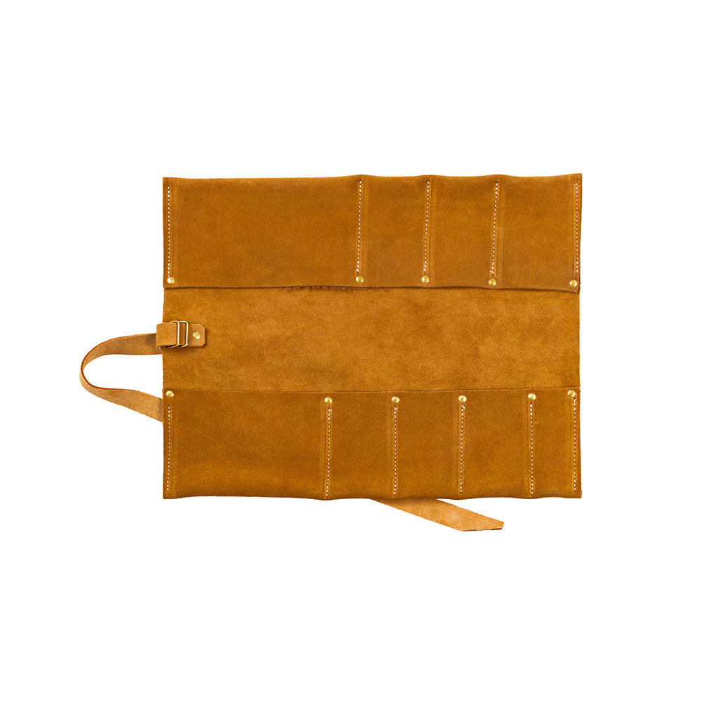 Lederrolltasche, 6 Fächer