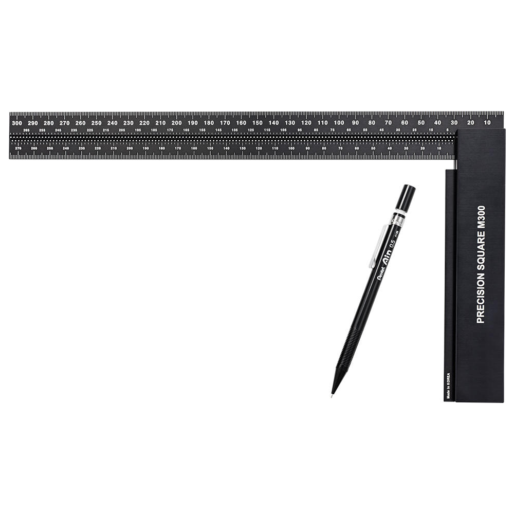 Squadra di precisione Woodraphic® 90°, 300 mm