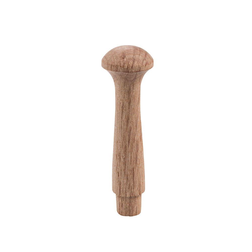 Crochets en bois pour patère, boutons Shaker, chêne, 65 mm