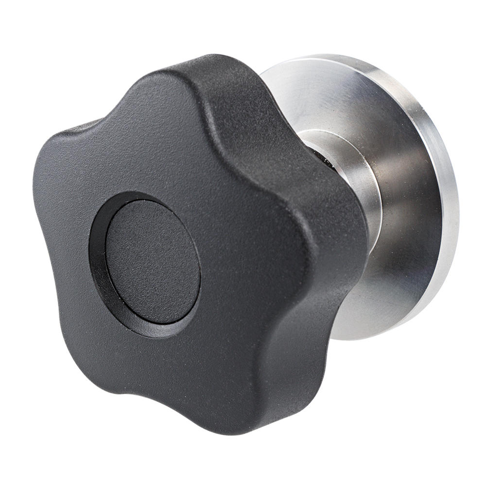 DICTUM® Star Knob Screw with Pressure Plate, M8 x 10