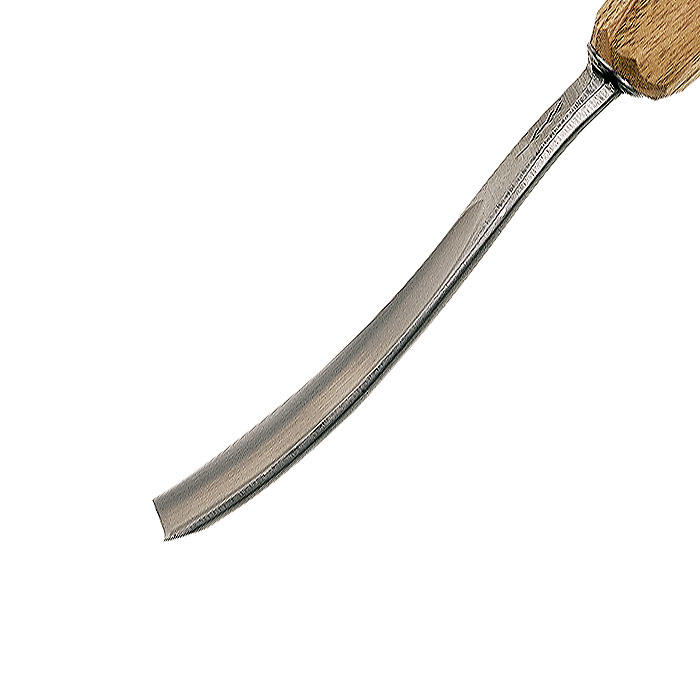 Ciseau de sculpture Pfeil®, gouge creuse, forme coudée longue, 8L / 10 mm