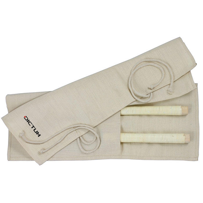 Sacoche enroulable en jute DICTUM® pour scies japonaises, taille 1