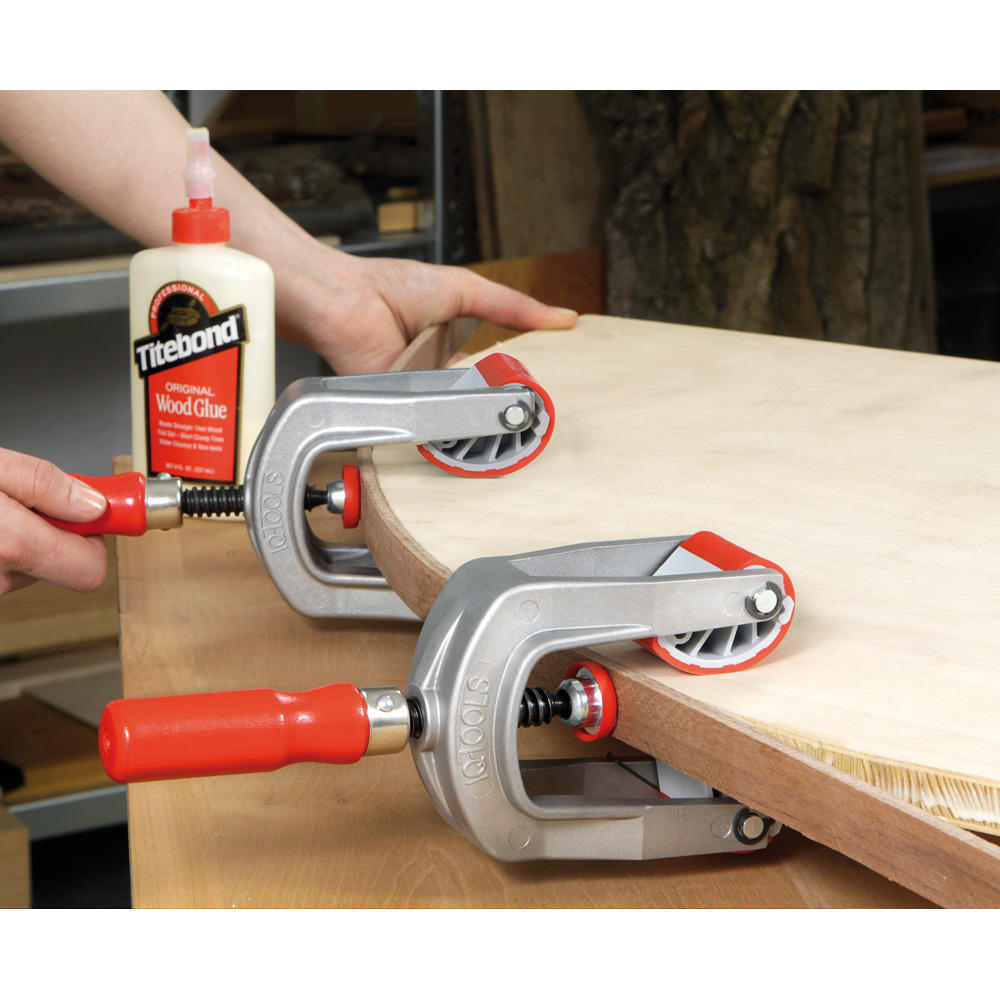 One-handed Edge Clamp, Clamping Capacity 10-48 mm