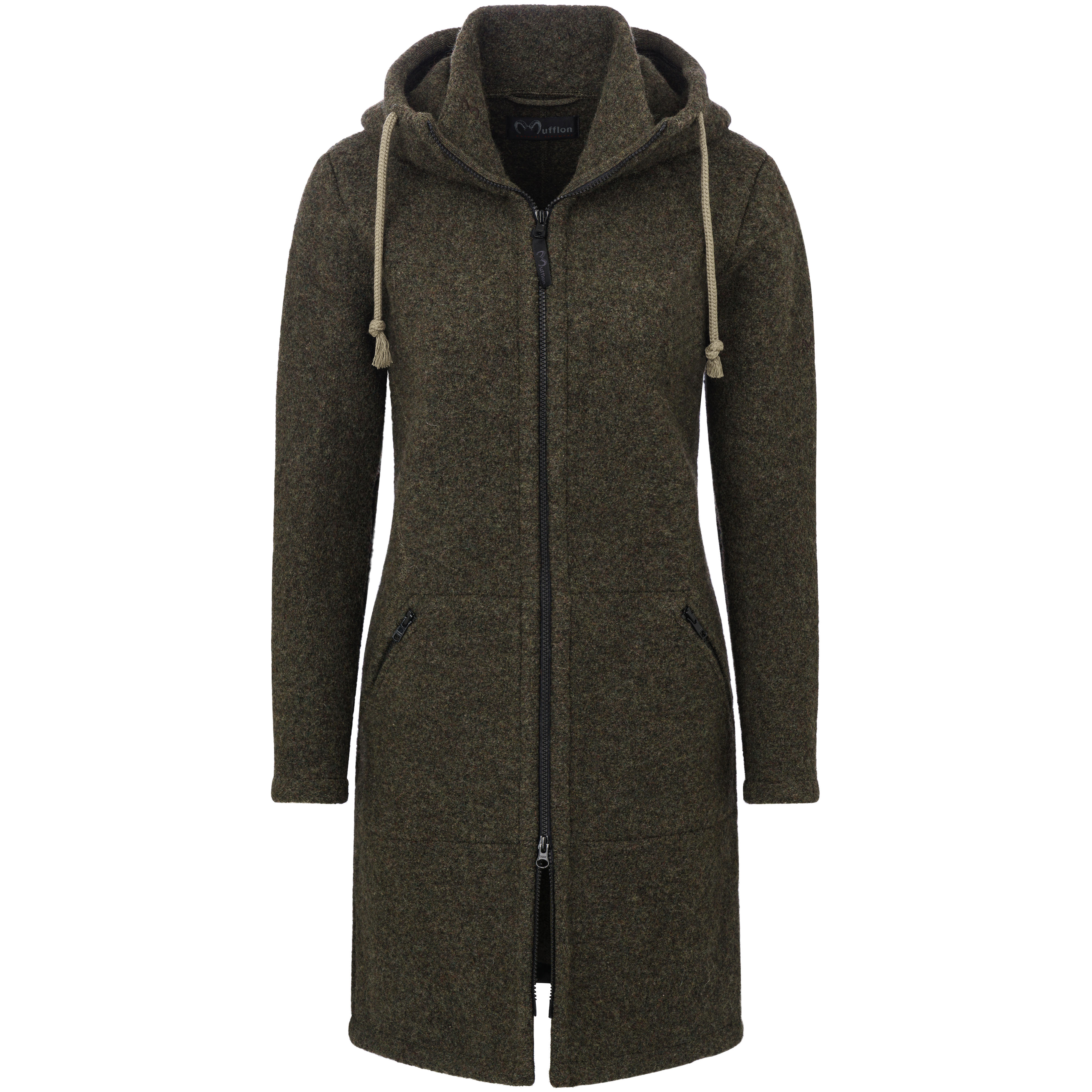 Manteau foulé pour femme Mufflon » Carla «