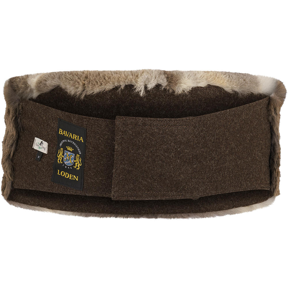 Kidney Belt, Sheared Red Fox/Loden