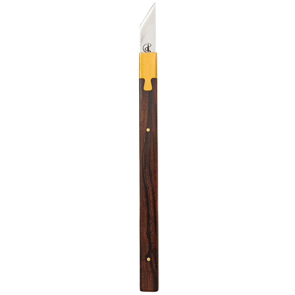 KemovanCraft Leather Knife, Desert Ironwood