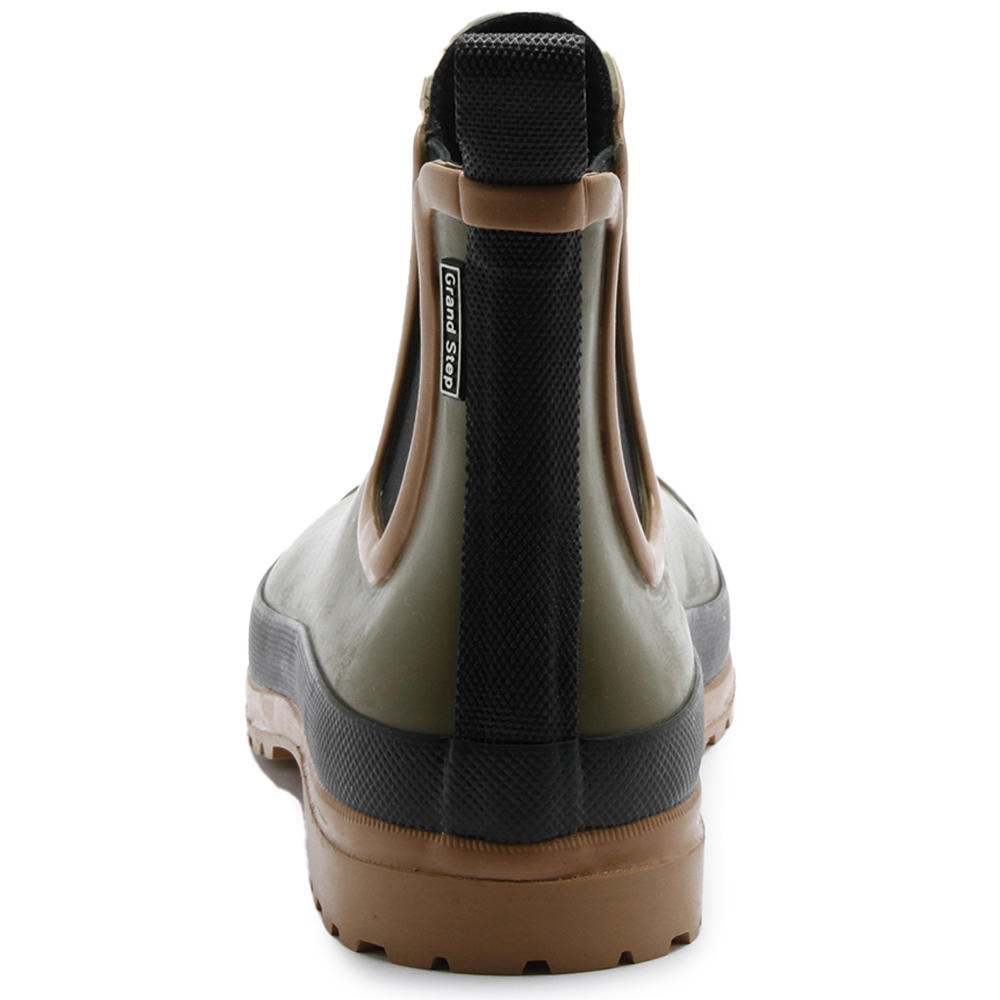 Grand Step Ladies' Rubber Boots, Natural Rubber