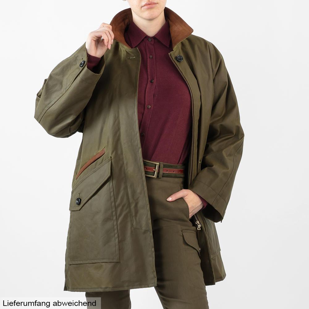 Damen Wachsjacke, grün