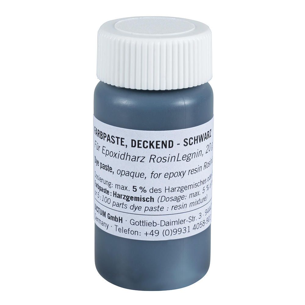 RosinLegnin® Dye Paste for Epoxy Resin, Opaque, Black