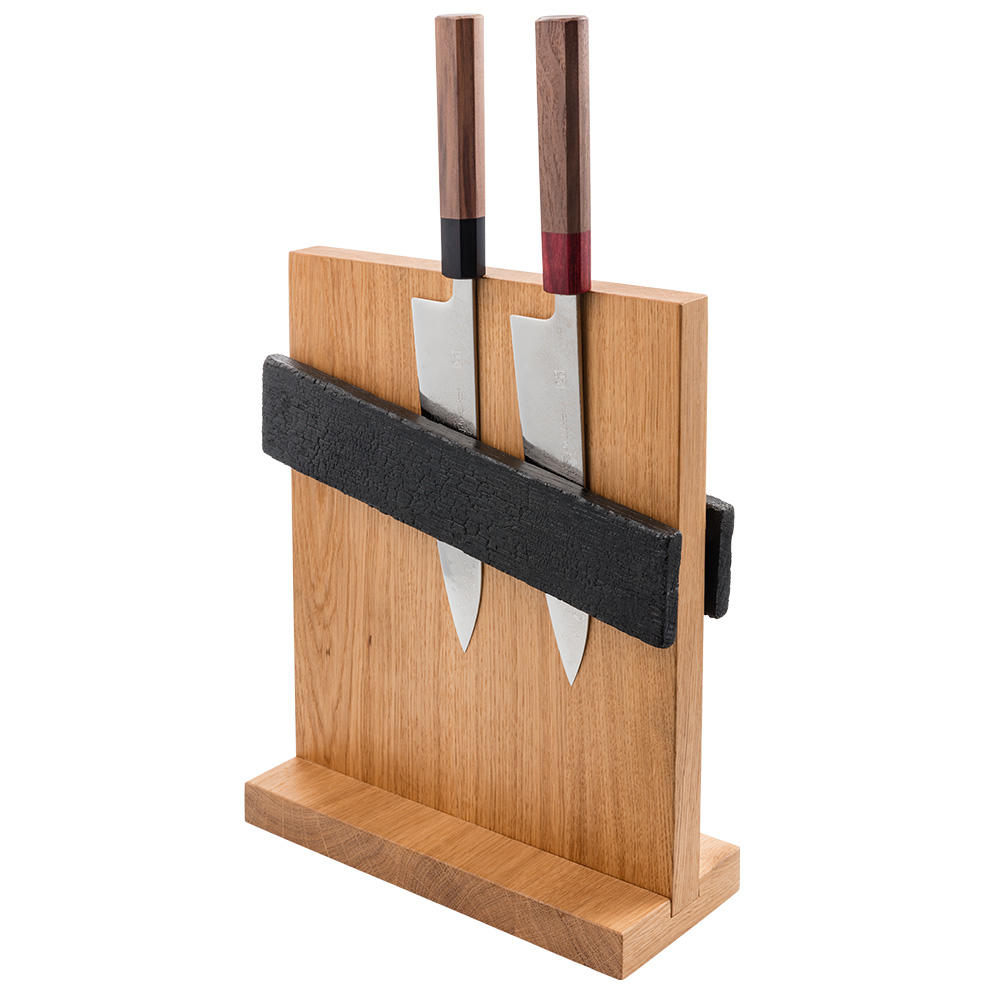 Panneau à couteaux Yakisugi, chêne