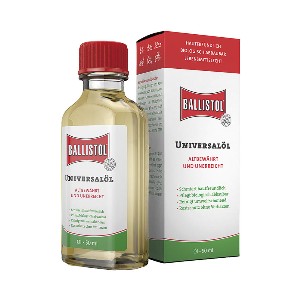 Olio universale Ballistol®, bottiglia in vetro, 50 ml