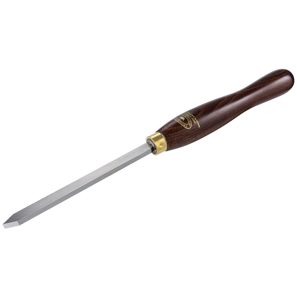 Crown® Triangular Parting Tool, Stained Beech Handle, Blade Width 3 mm
