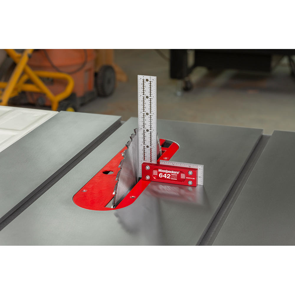 Squadra di precisione 90° in acciaio inossidabile Woodpeckers®, modello 642