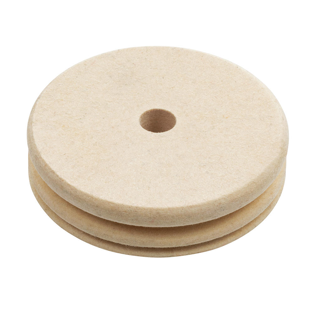DICTUM® Filzpolierscheibe Ø 85/12, Multiradius 4/2/1 mm