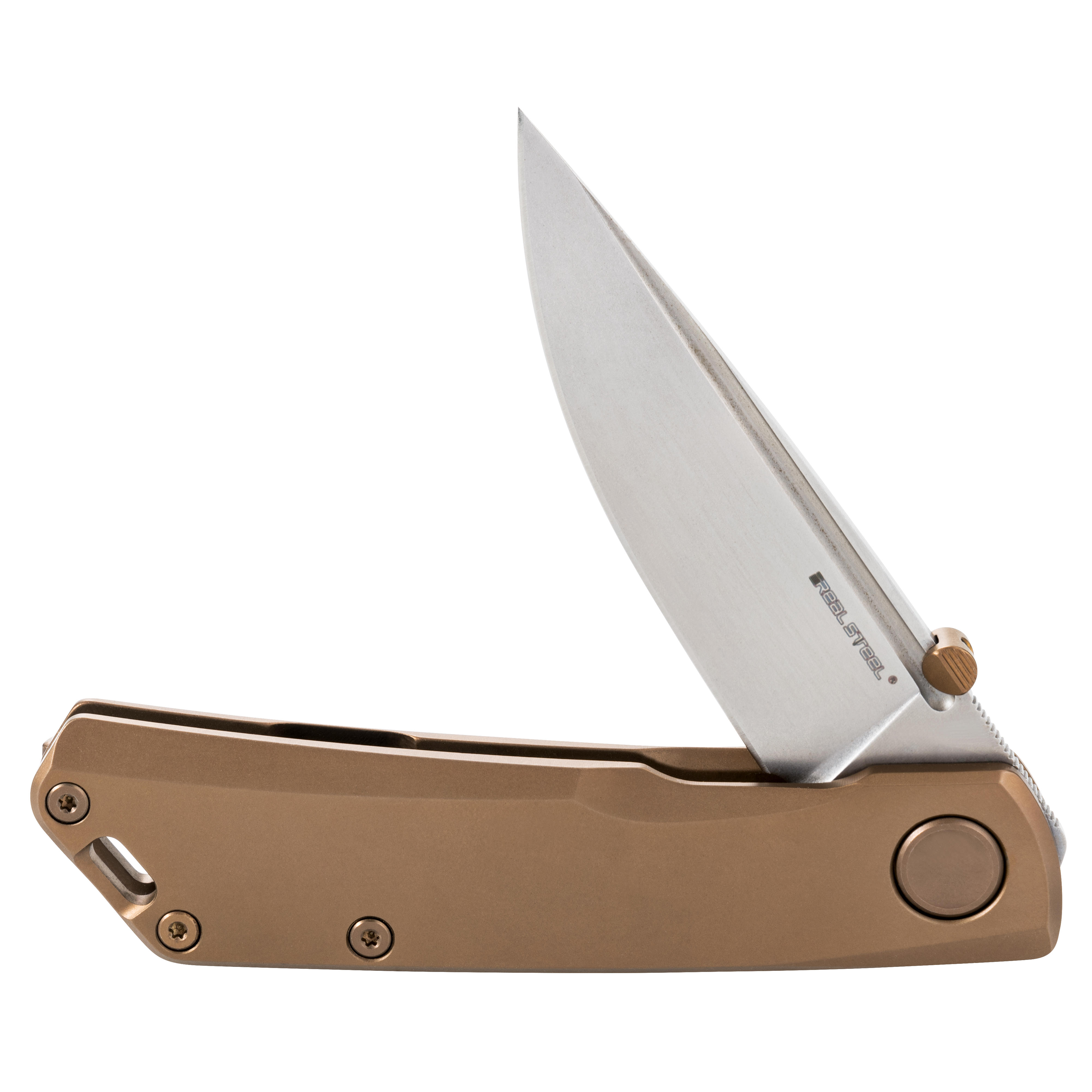 Coltello a serramanico Real Steel® »Luna Eco«, bronzo